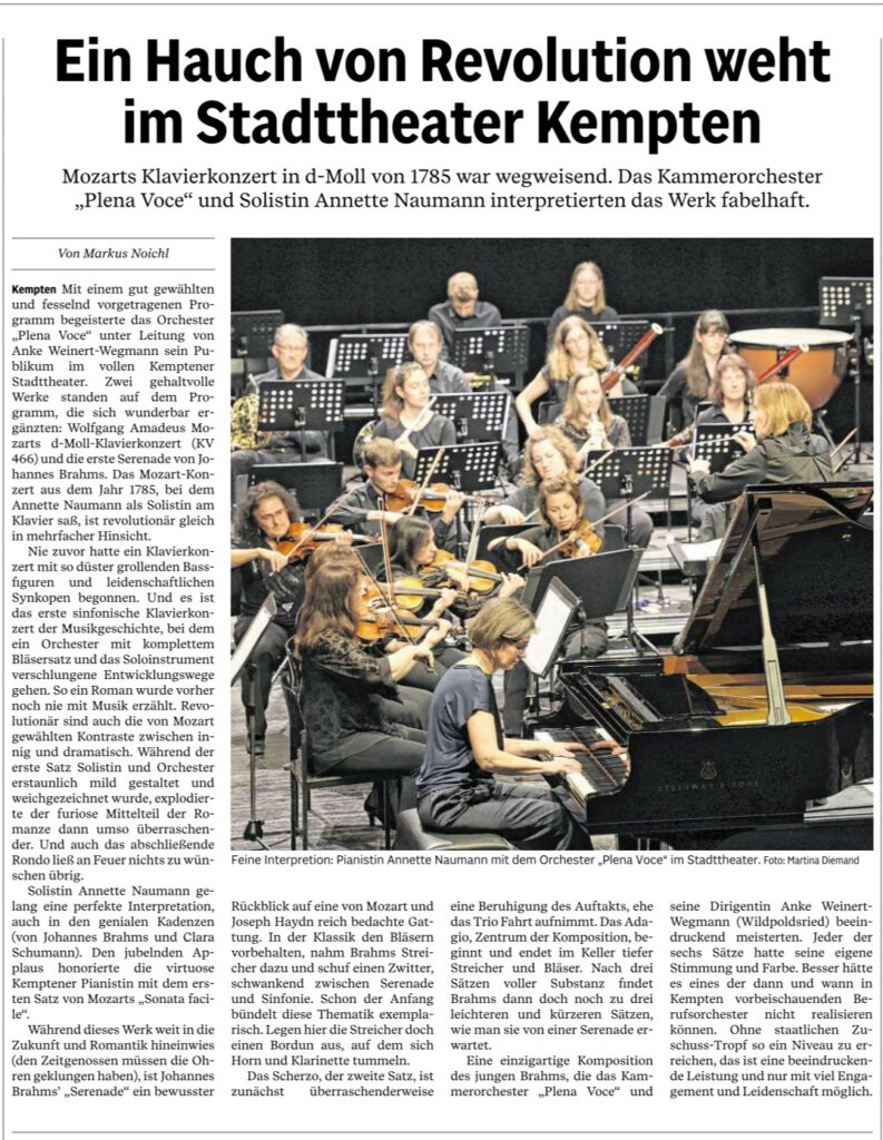 Ein Hauch von Revolution weht im Stadttheater Kempten